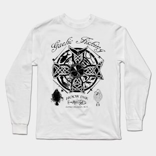 Gaelic fishing hook ink Long Sleeve T-Shirt